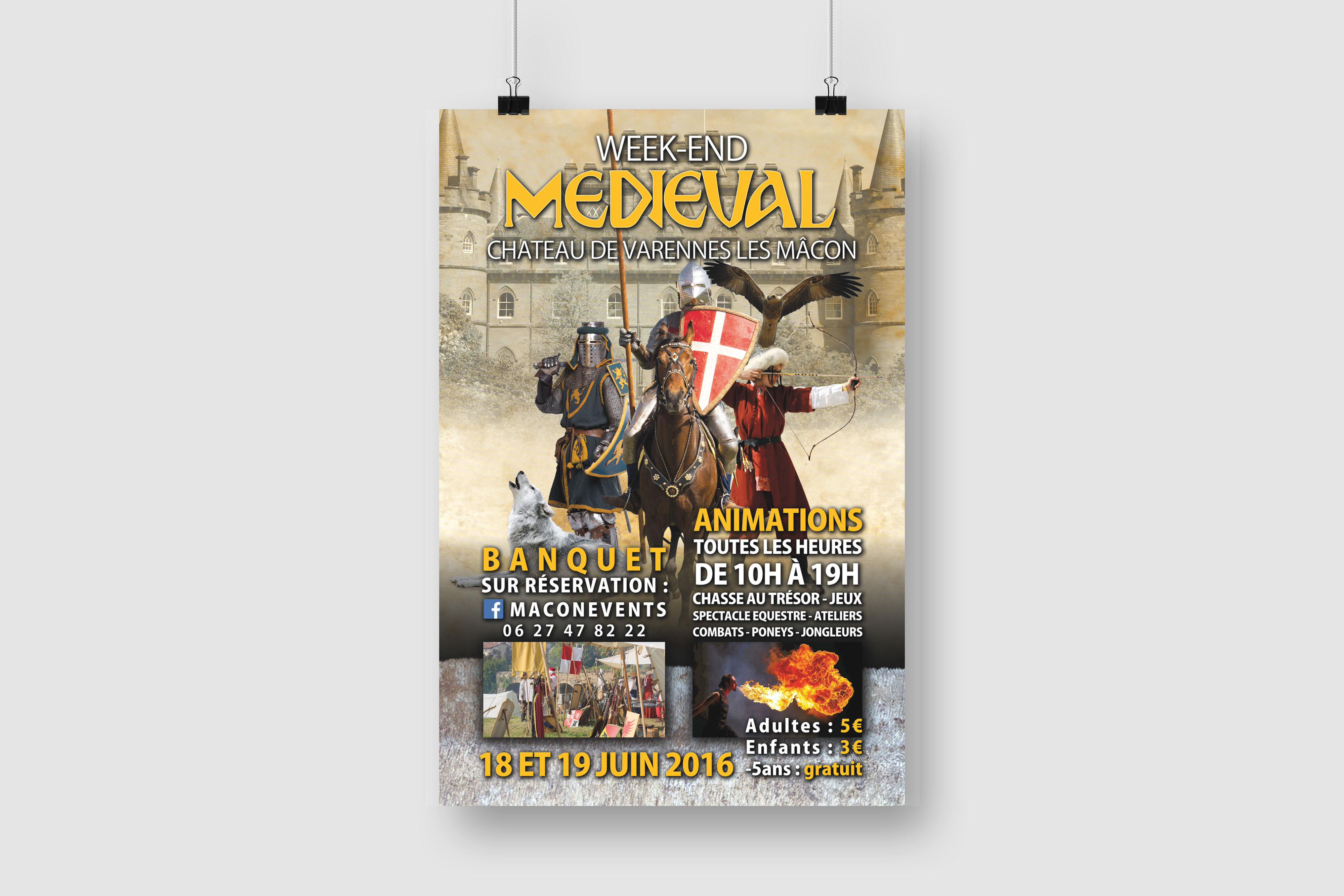 Affiche Festival Médiéval