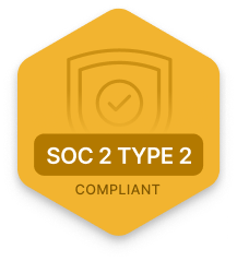 SOC 2 Type 2 compliant badge