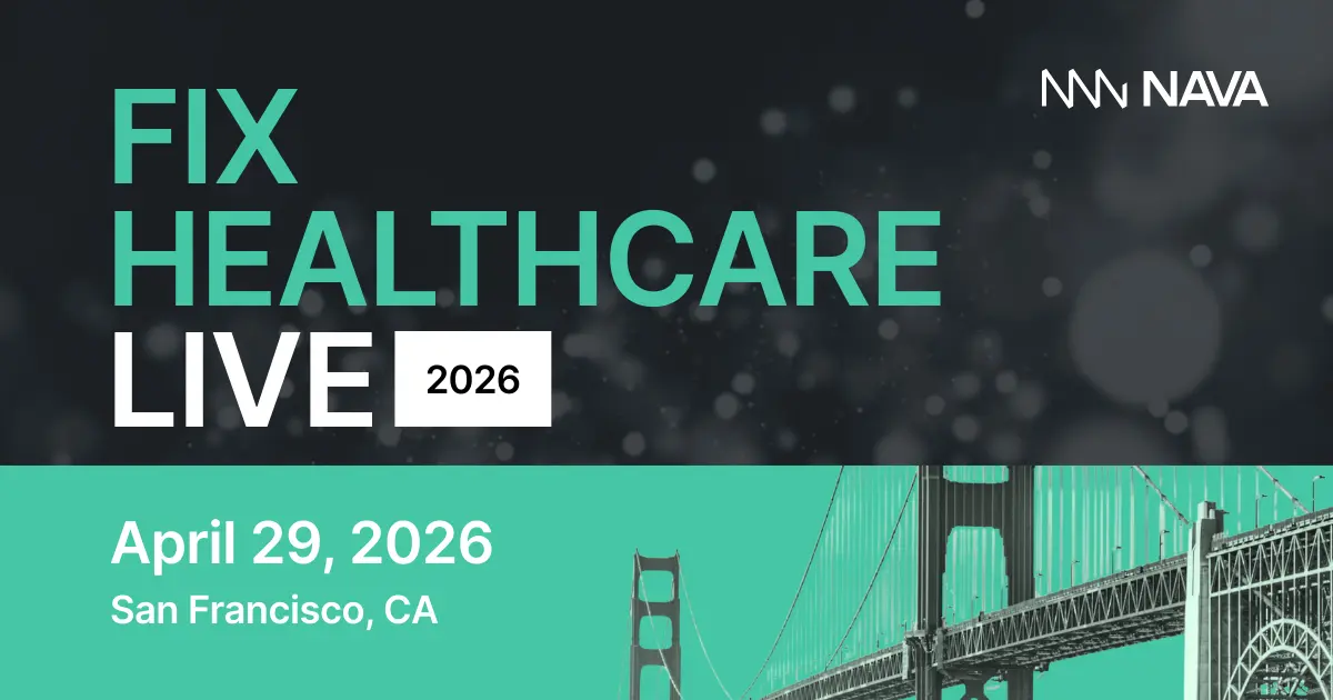 Fix Healthcare Live 2026 Registration — Nava Benefits event banner