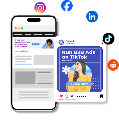 image showing ad channels and phone with ad being displayed