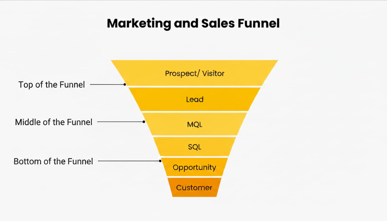 Marketing and Sales Funnel