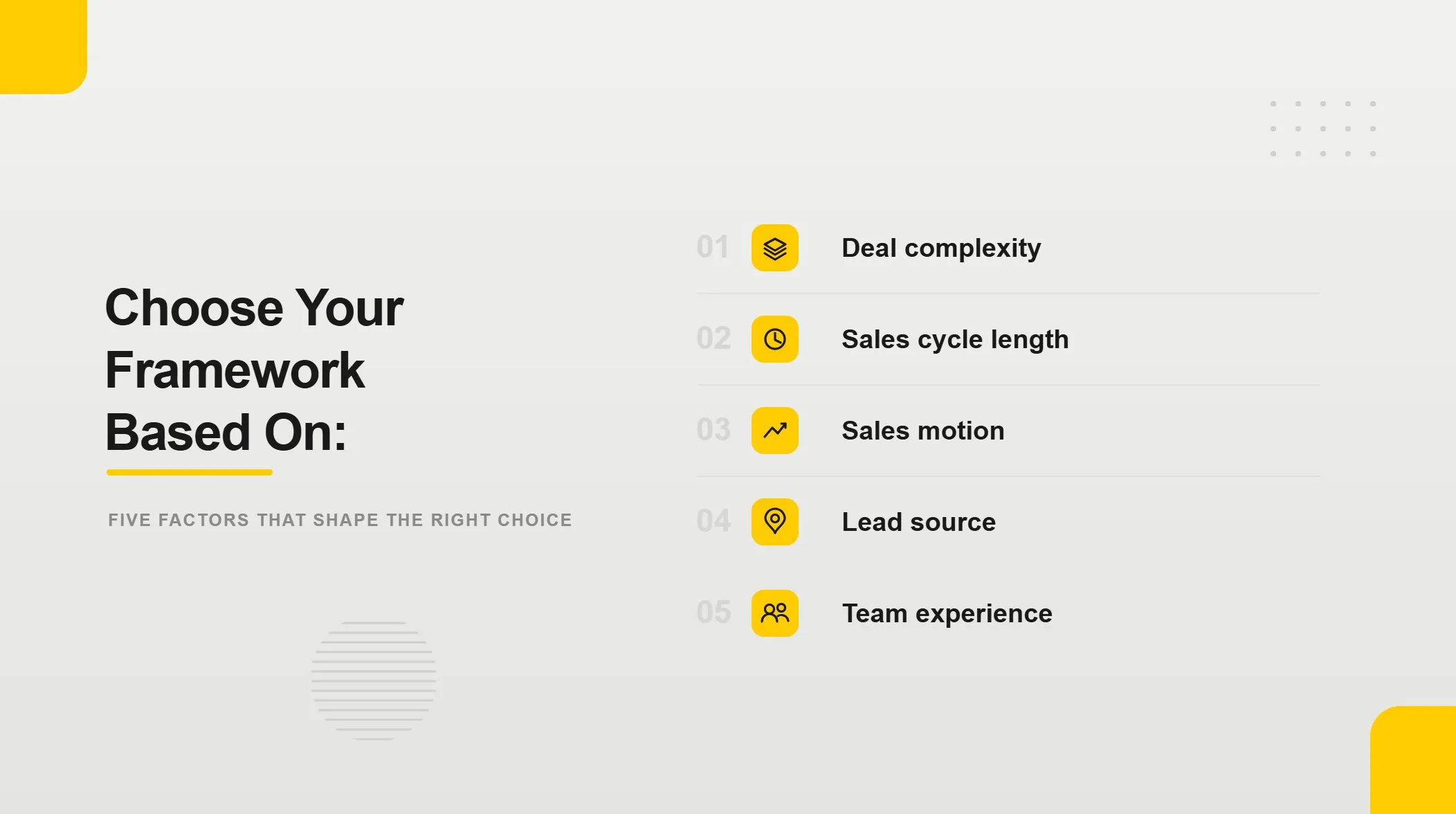 Choose Your Framework