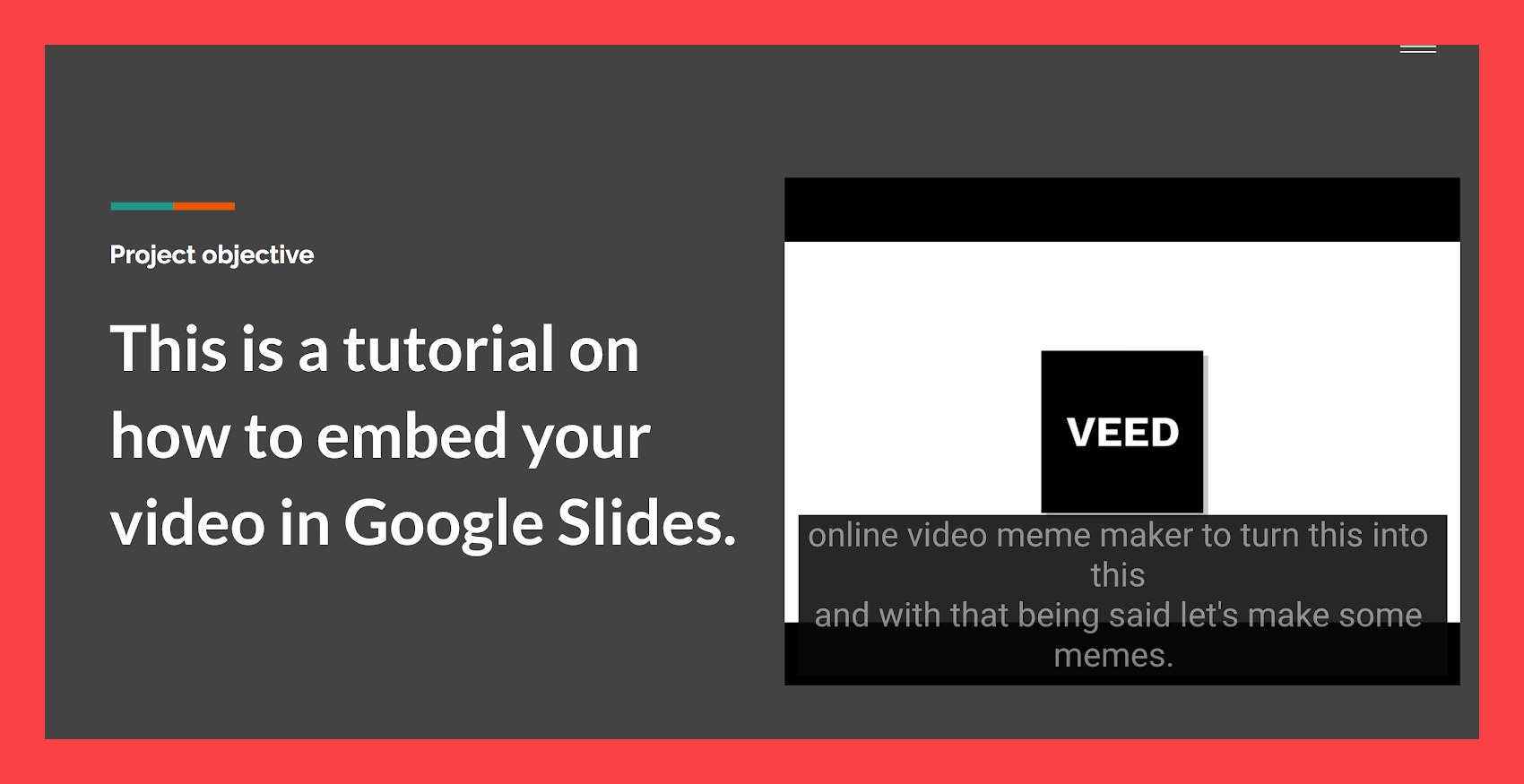 google slides looping presentation