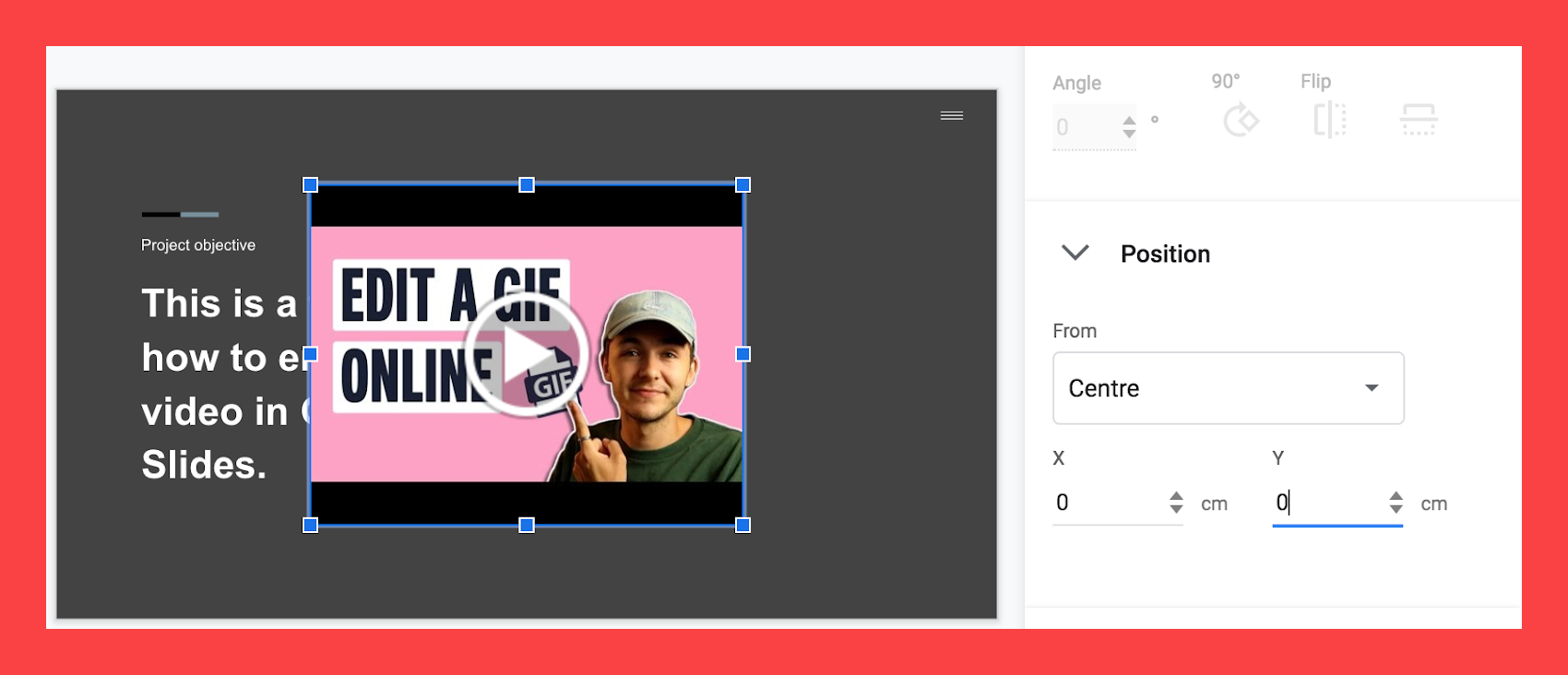 loop presentation in google slides