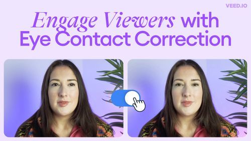 Introducing Eye Contact Correction: Correct Your Gaze with AI