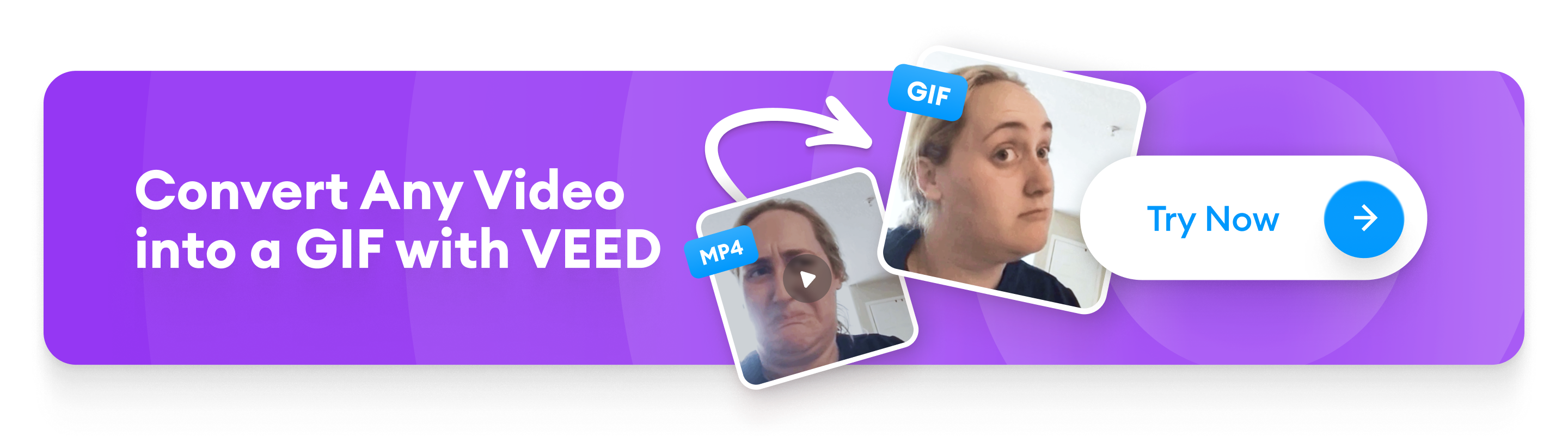 Call to action inviting the readers to convert their videos into GIFs with VEED.