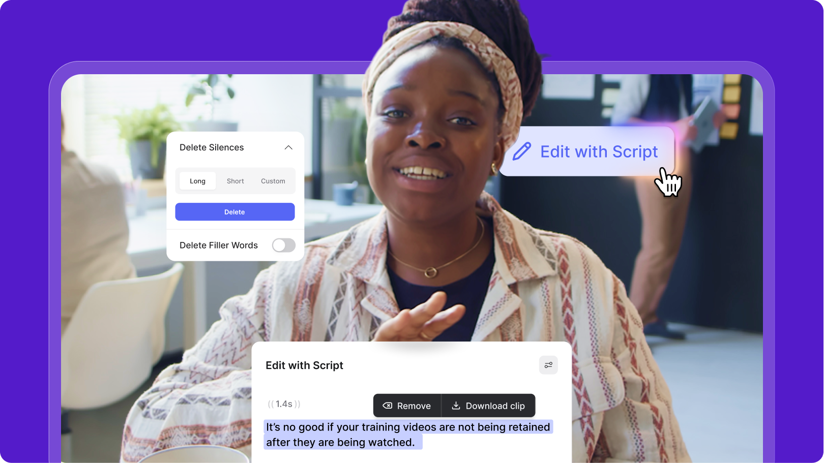 Introducing Edit with Script: Edit Videos Like Documents