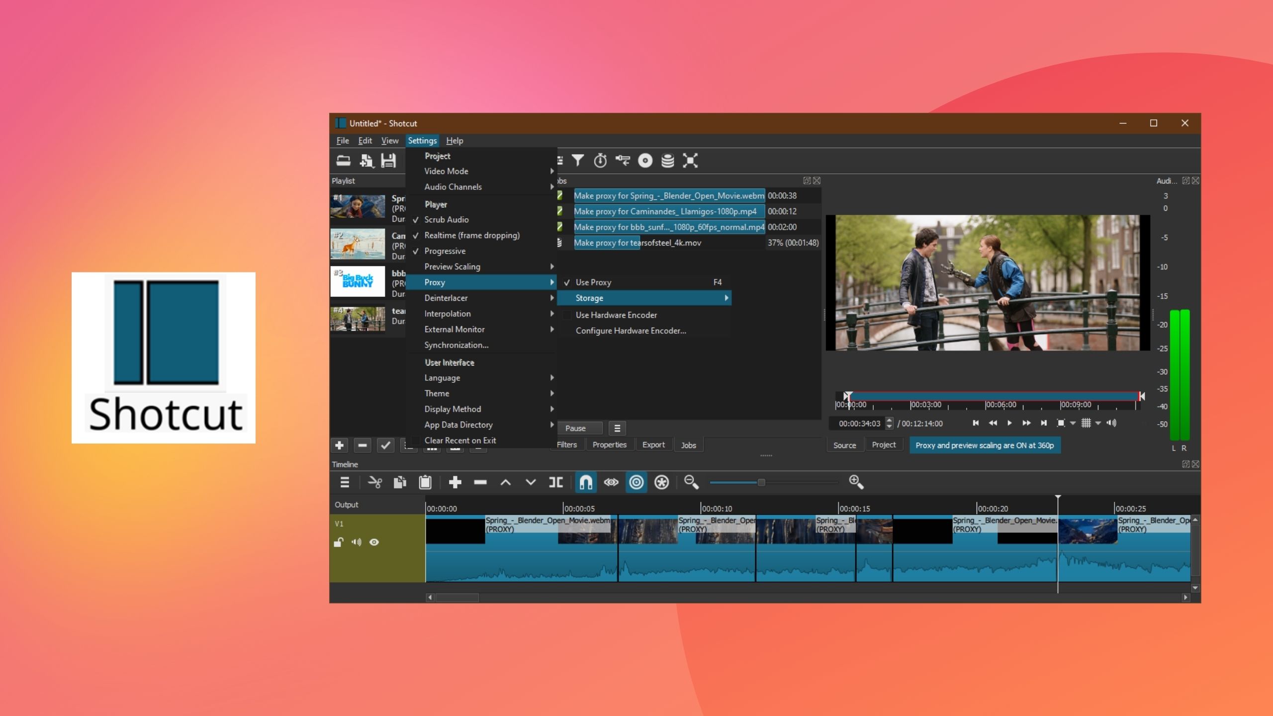 shotcut video editor