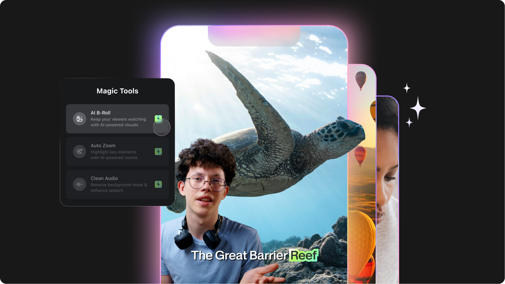 Introducing Generate on Mobile: Gen B-Roll and AI Background Music