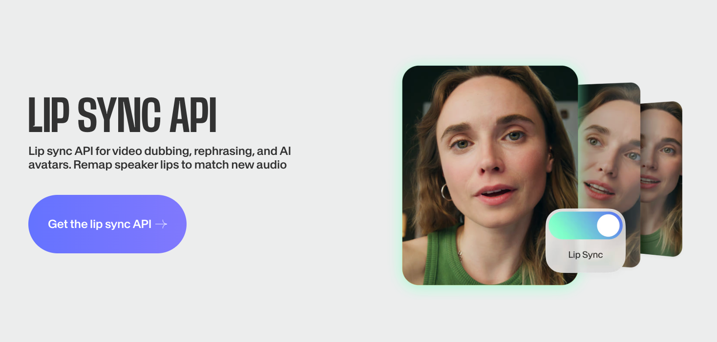 Example of a video generated using VEED Lip Sync API