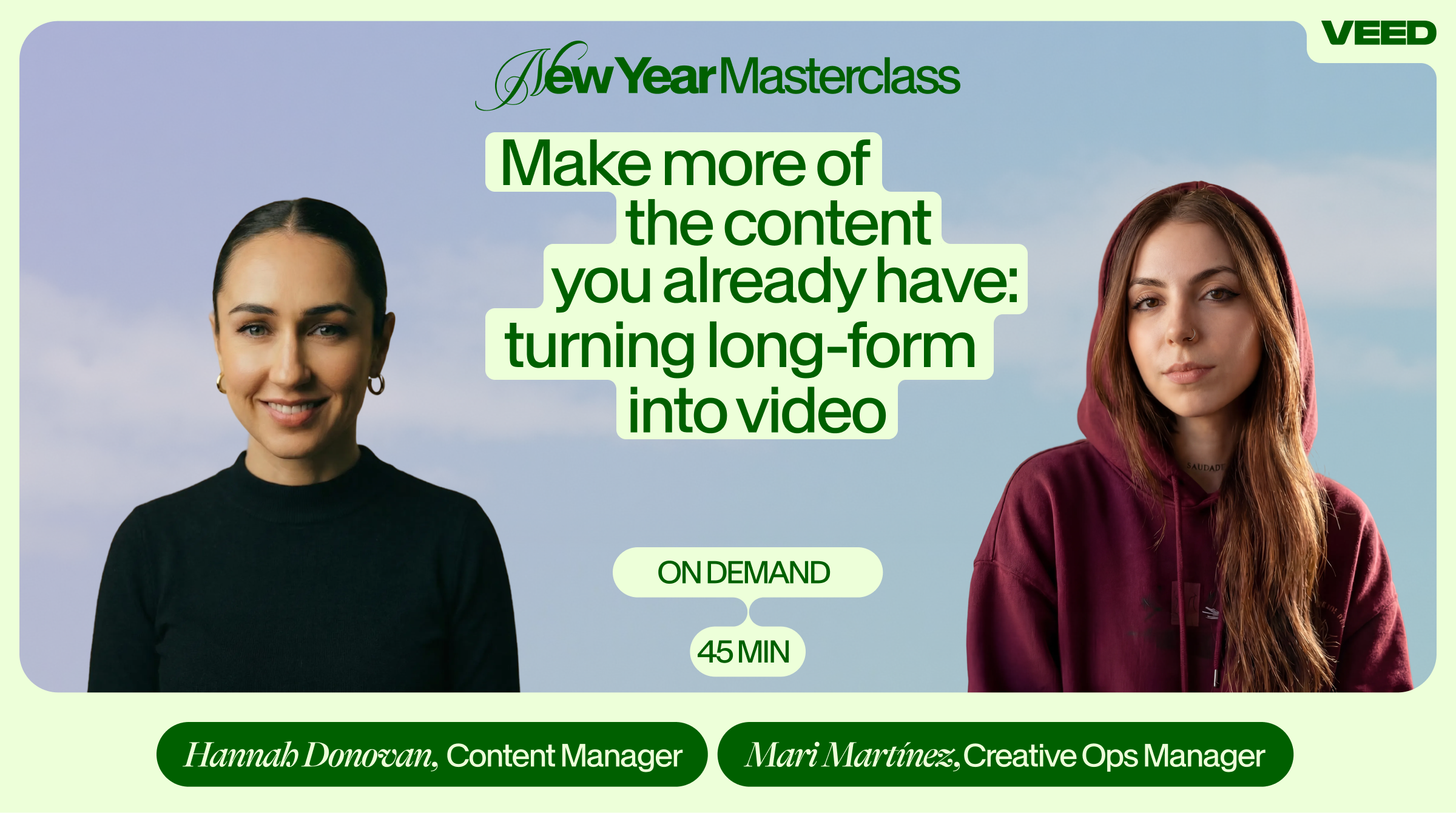 Make More of the Content You Already Have: Turn Long-Form into Video