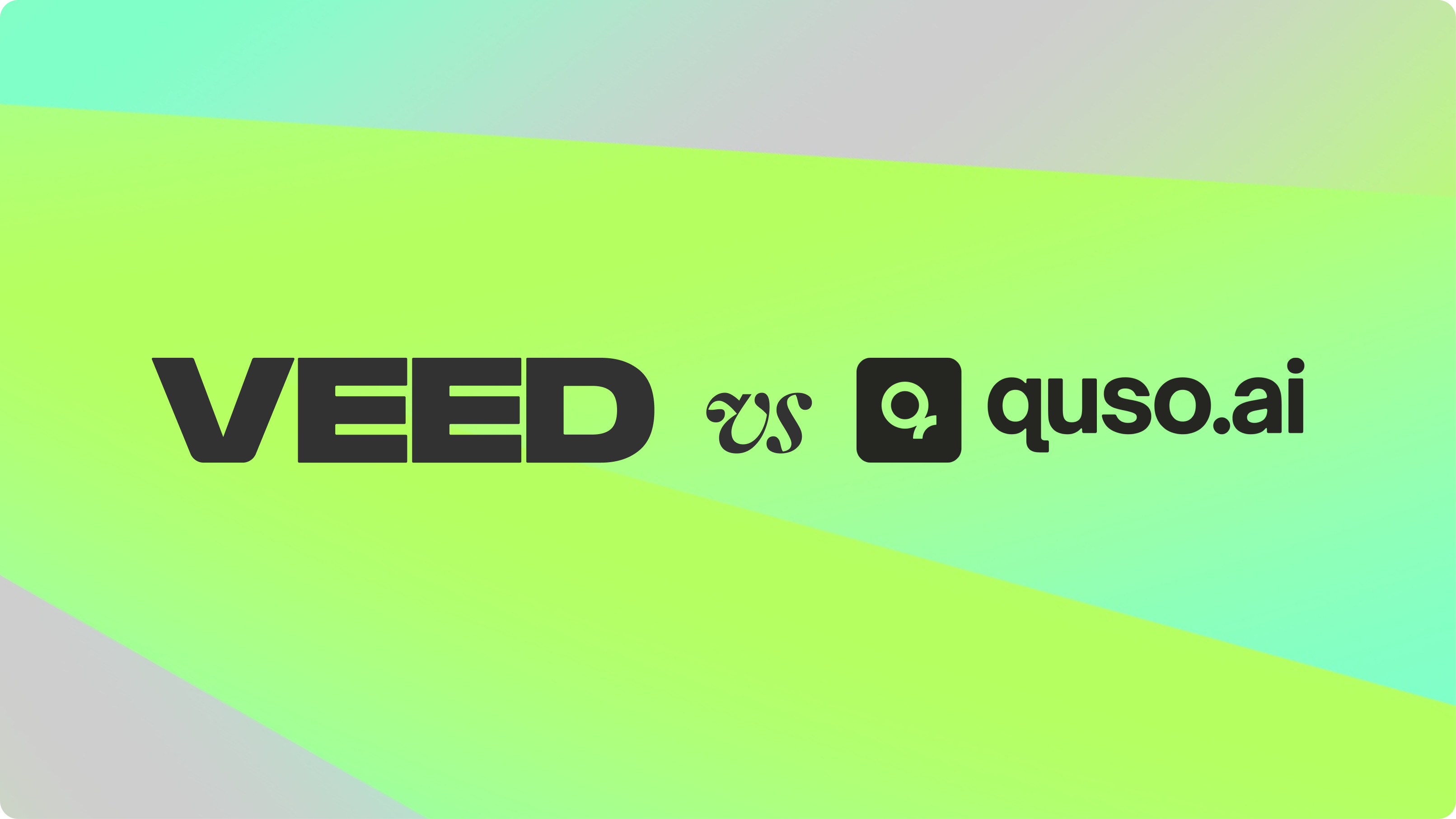 VEED vs. Quso AI: Which AI Video Editor Fits Your Workflow?