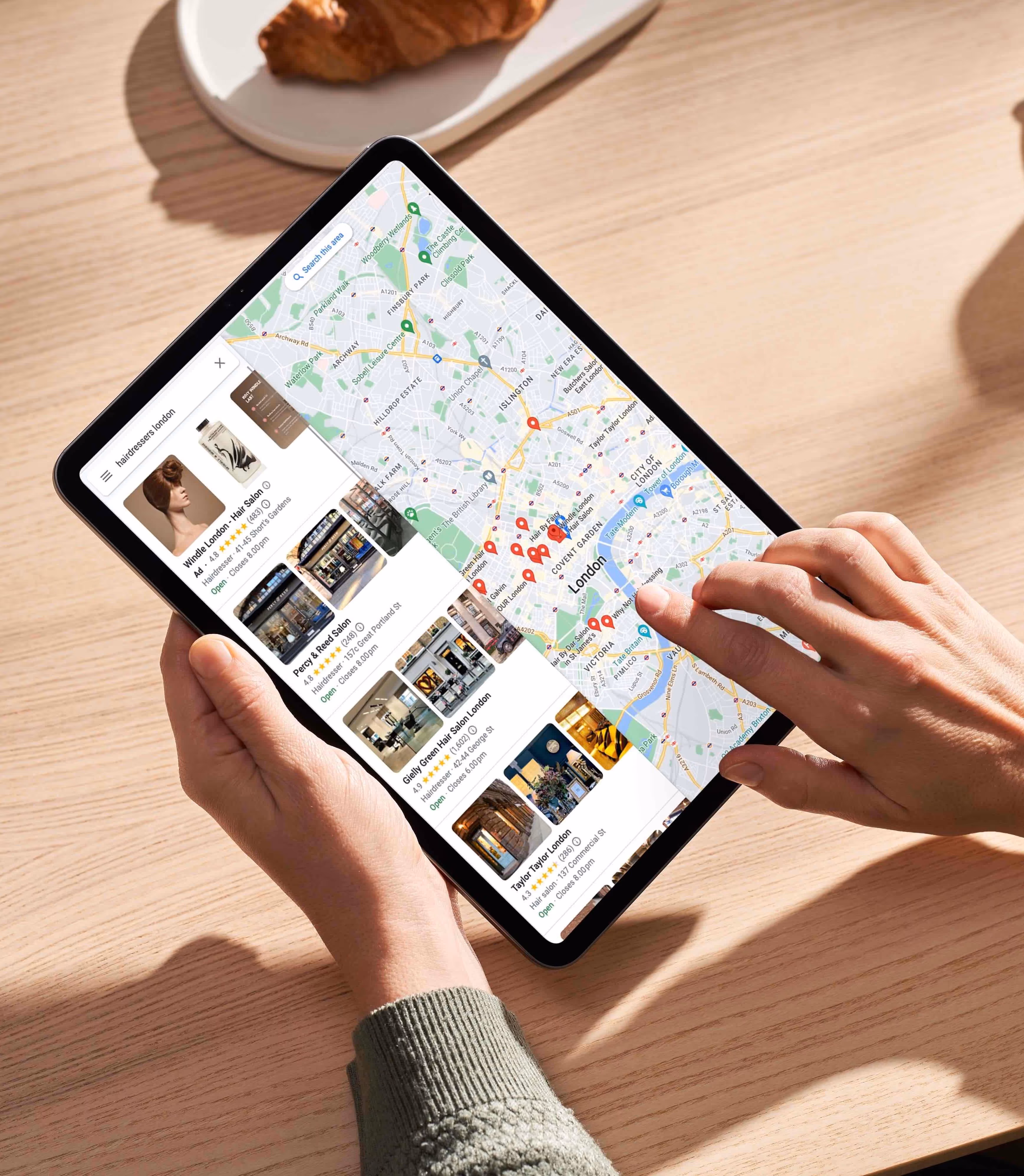 Google Maps Mockup 
