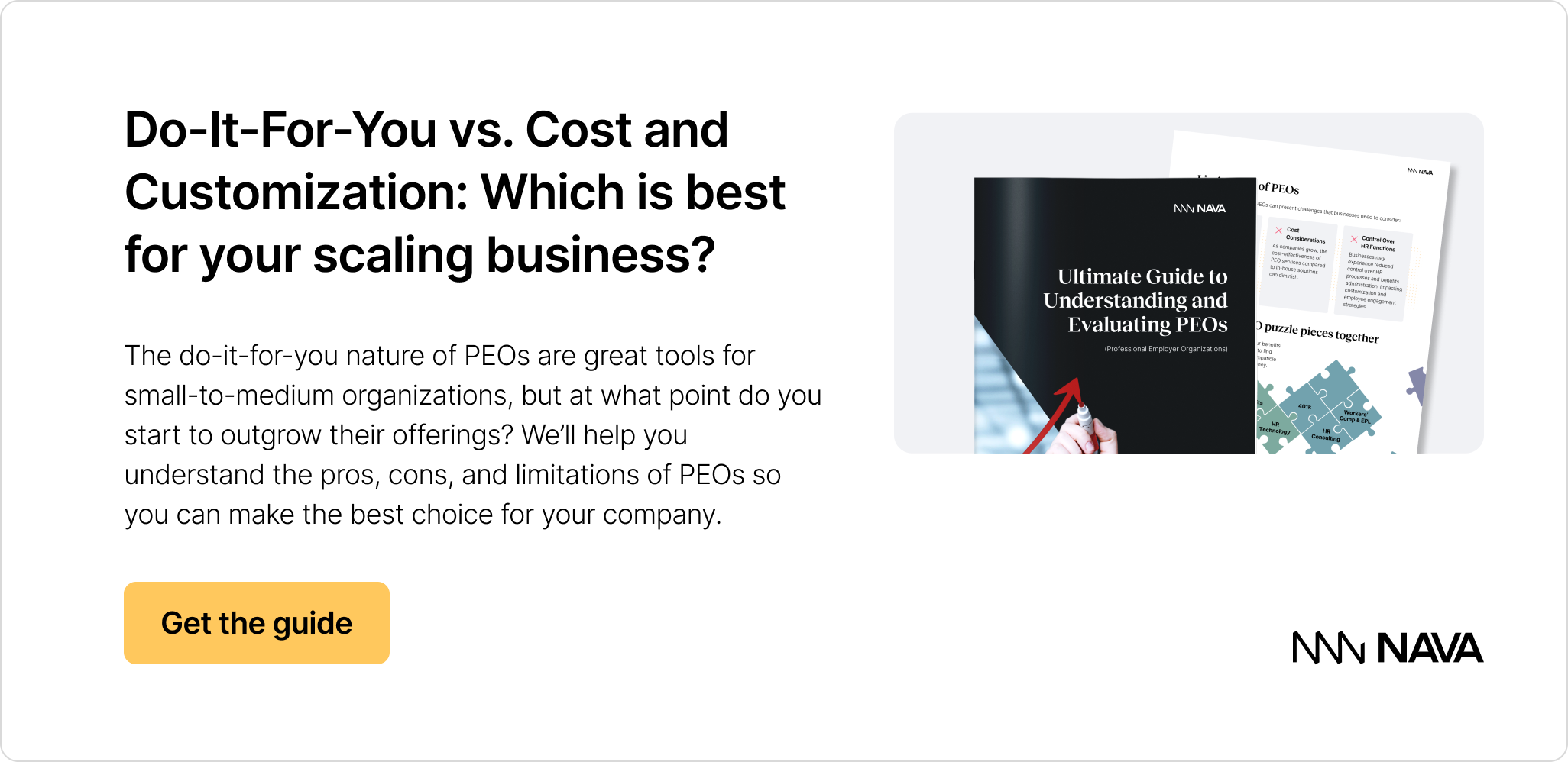 Do-It-For-You vs. Cost and Customization: Which is best for your scaling business? Get the guide.