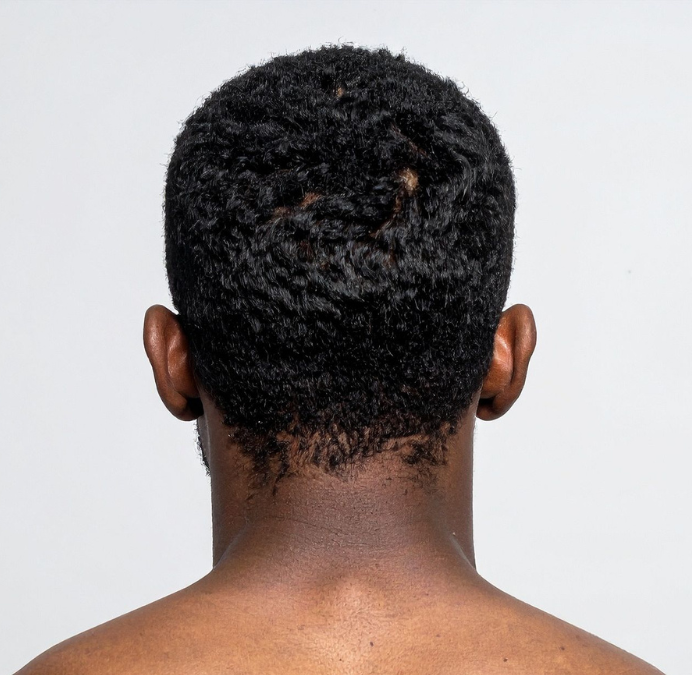arrière tête cheveux afro