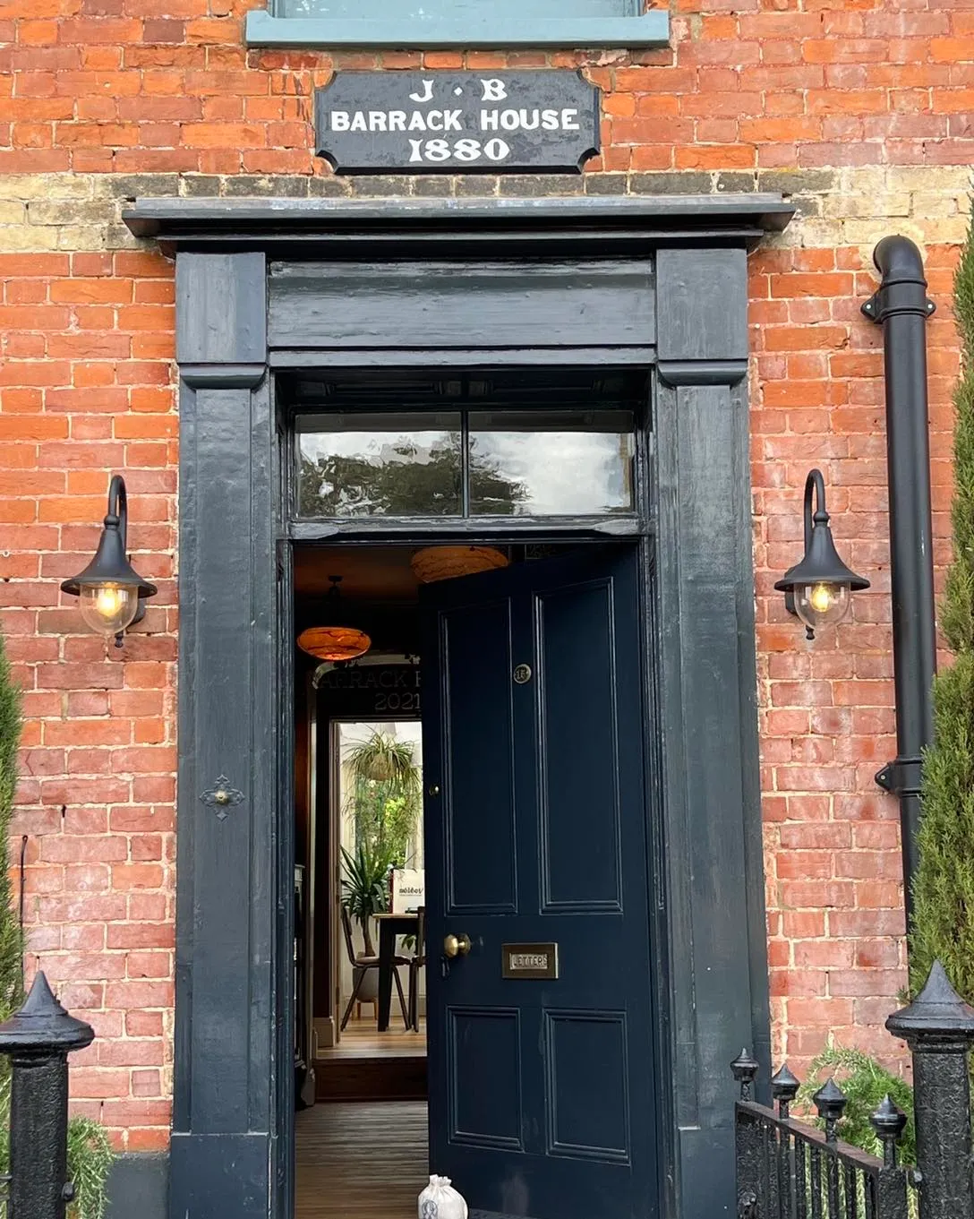 front door of Barack House Great Massingham