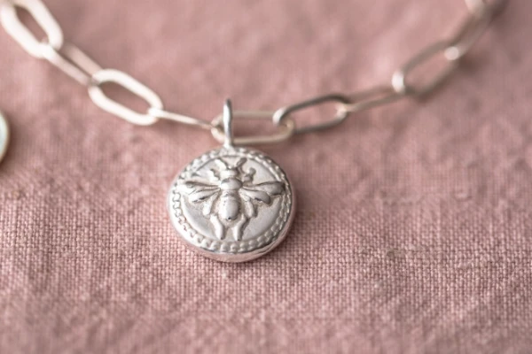 Honey Bee Button Bracelet