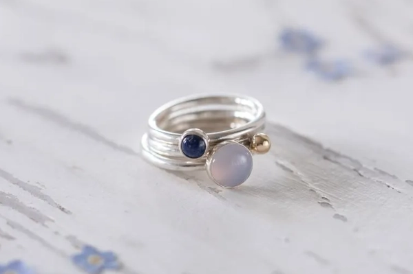 Sea Holly Stacking Rings