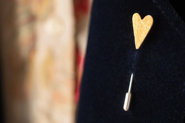 My Golden Hearted Pin