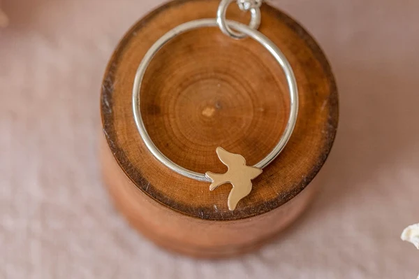 Golden Swallow Necklace