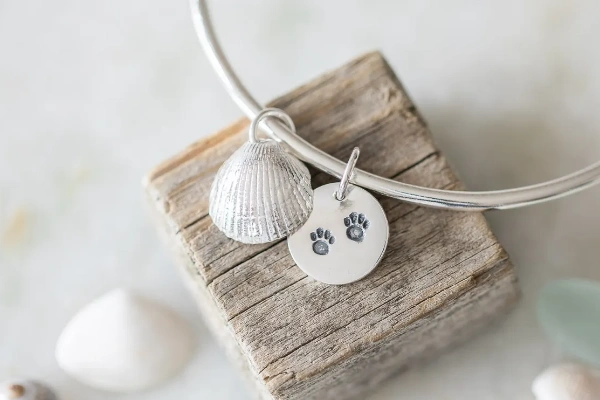 Paws on the beach bangle 