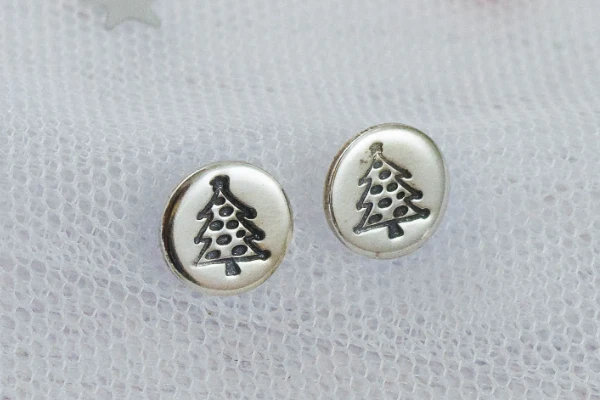 Christmas Stamped Stud Earrings Workshop, Fakenham