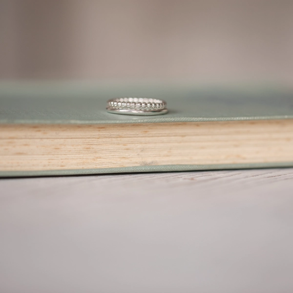 spacer ring to make at Claire Howard Jewellery make a ring workshop