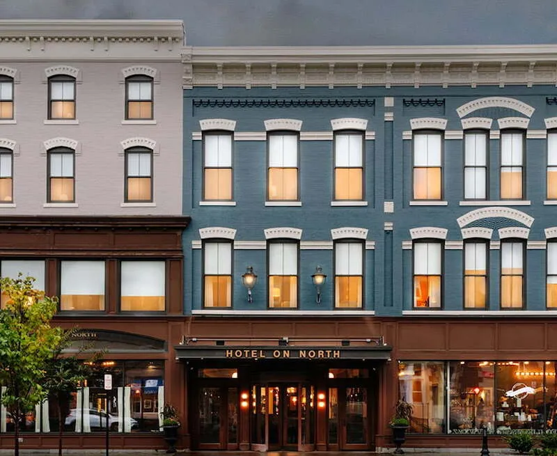 Elegant boutique hotel near SABIC and General Dynamics in downtown Pittsfield, MA, ideal for business travelers