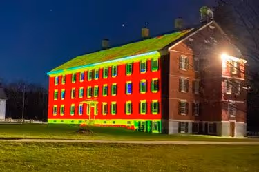 Hancock Shaker Village with Lights