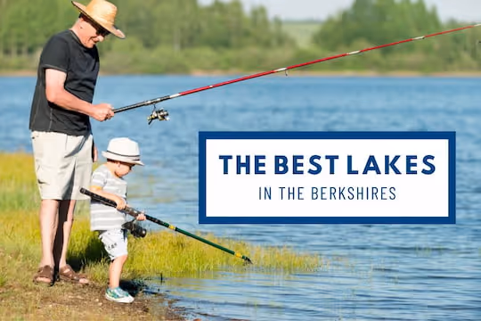 The Best Lakes in the Berkshires - Family fishing in the lake