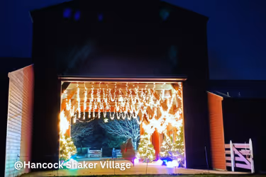 Lights at the Hancock Shaker Village