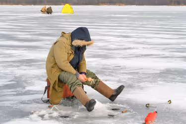 Ice fishing