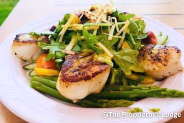 Scallop salad