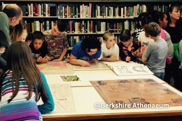 Kids at the Herman Melville Memorial Room