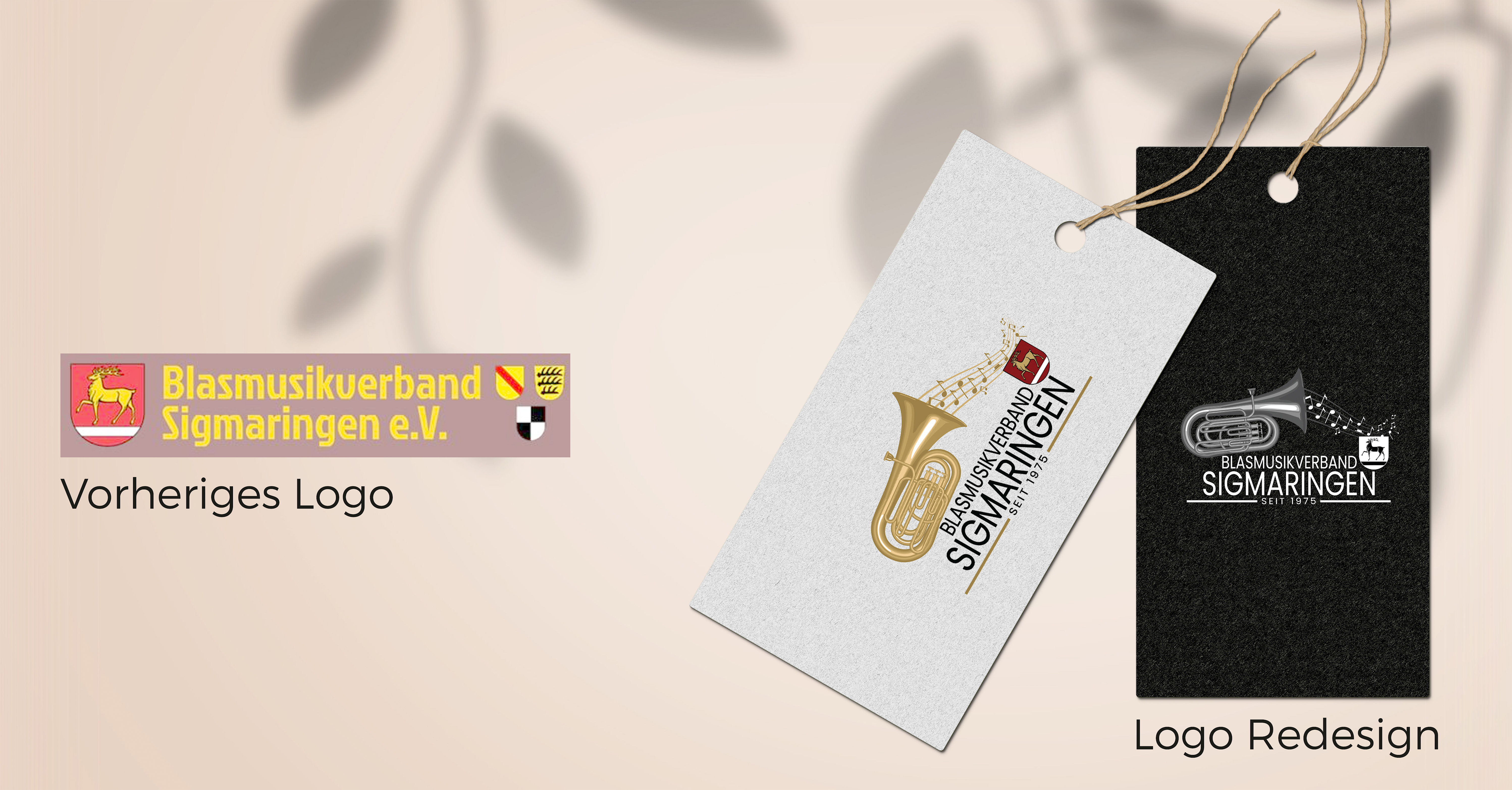 Logo Redesign für den Blasmusikverband Sigmaringen. Logodesign, Logo Redesign, Corporate Design aus Ulm. Freelancerduo Wisckow Vision 
/ LODesign.