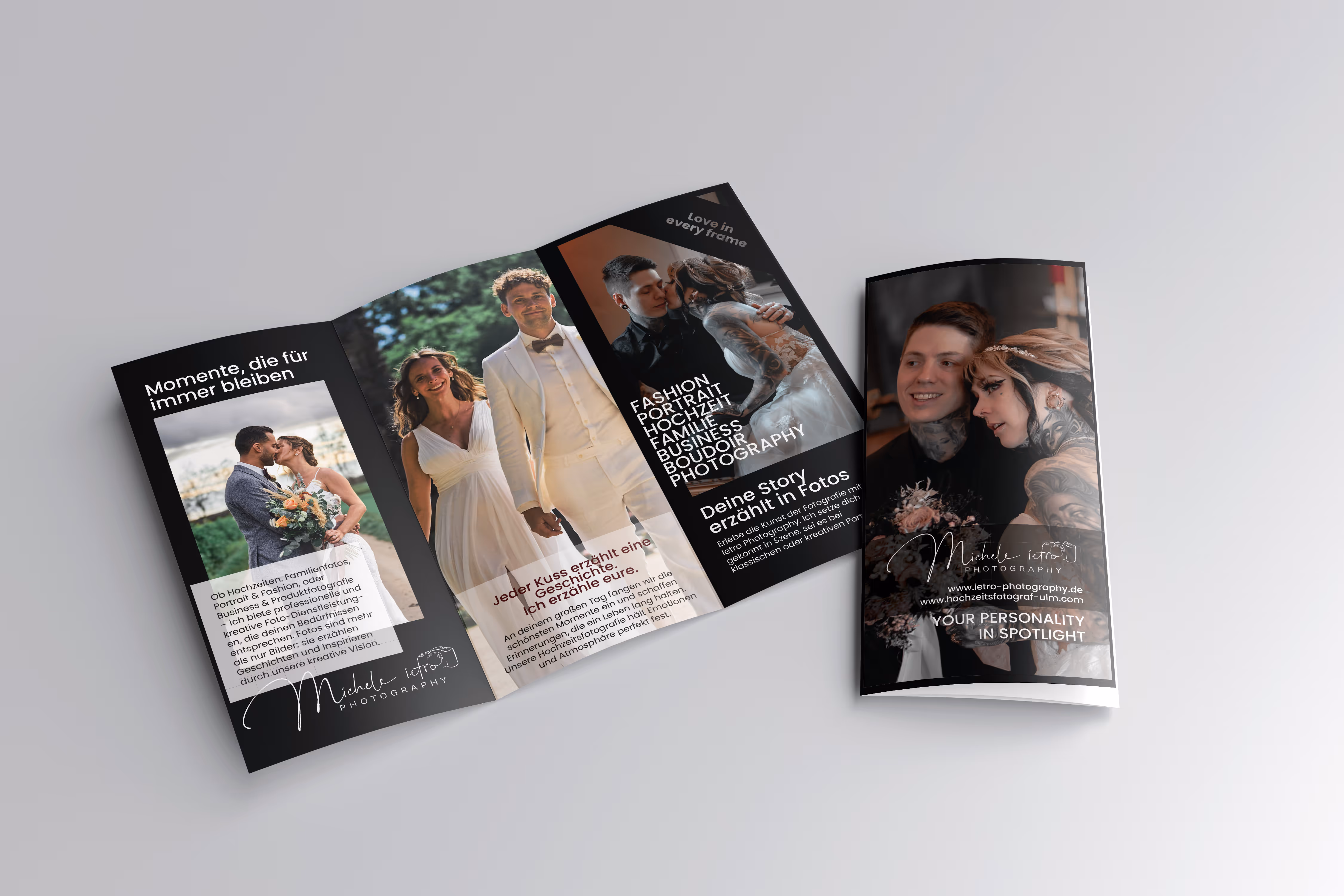 Flyer-Design für Michele Ietro Photography aus Ulm