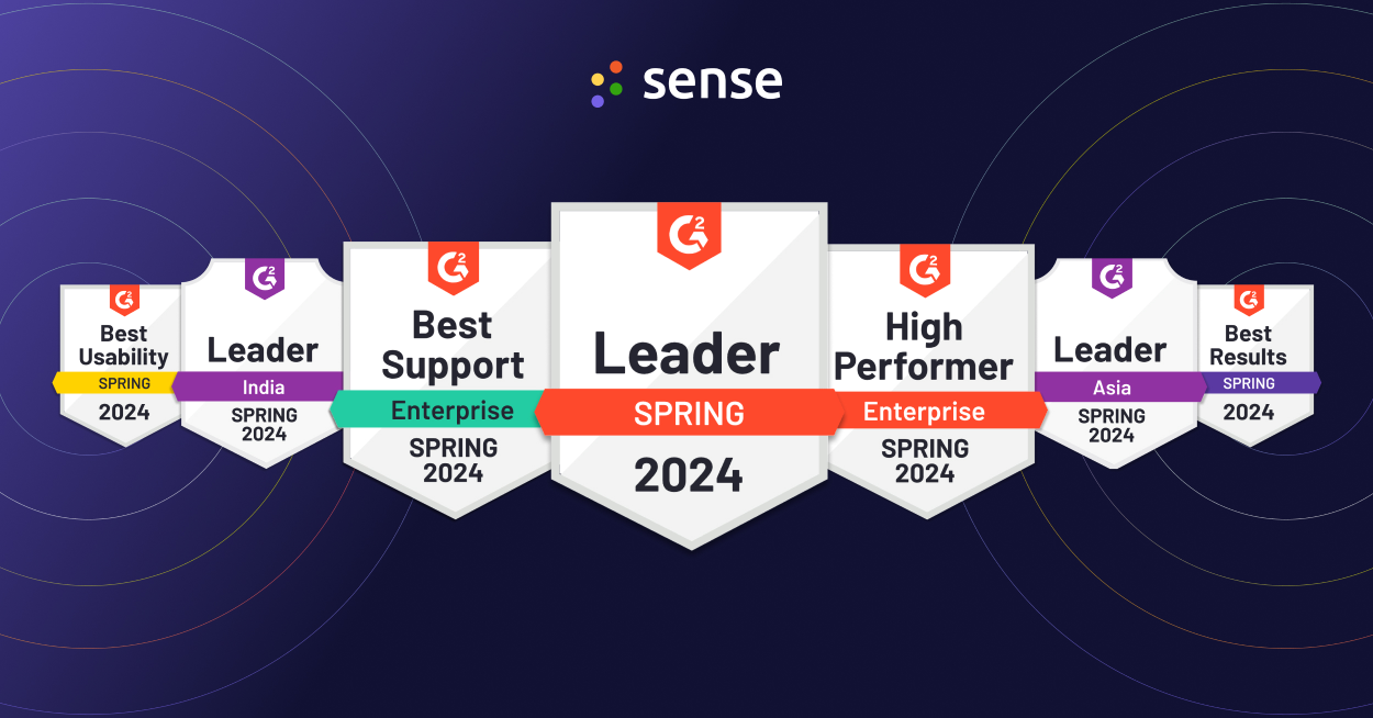 Sense Comes Out on Top in Multiple Categories in G2’s Spring 2024 Reports