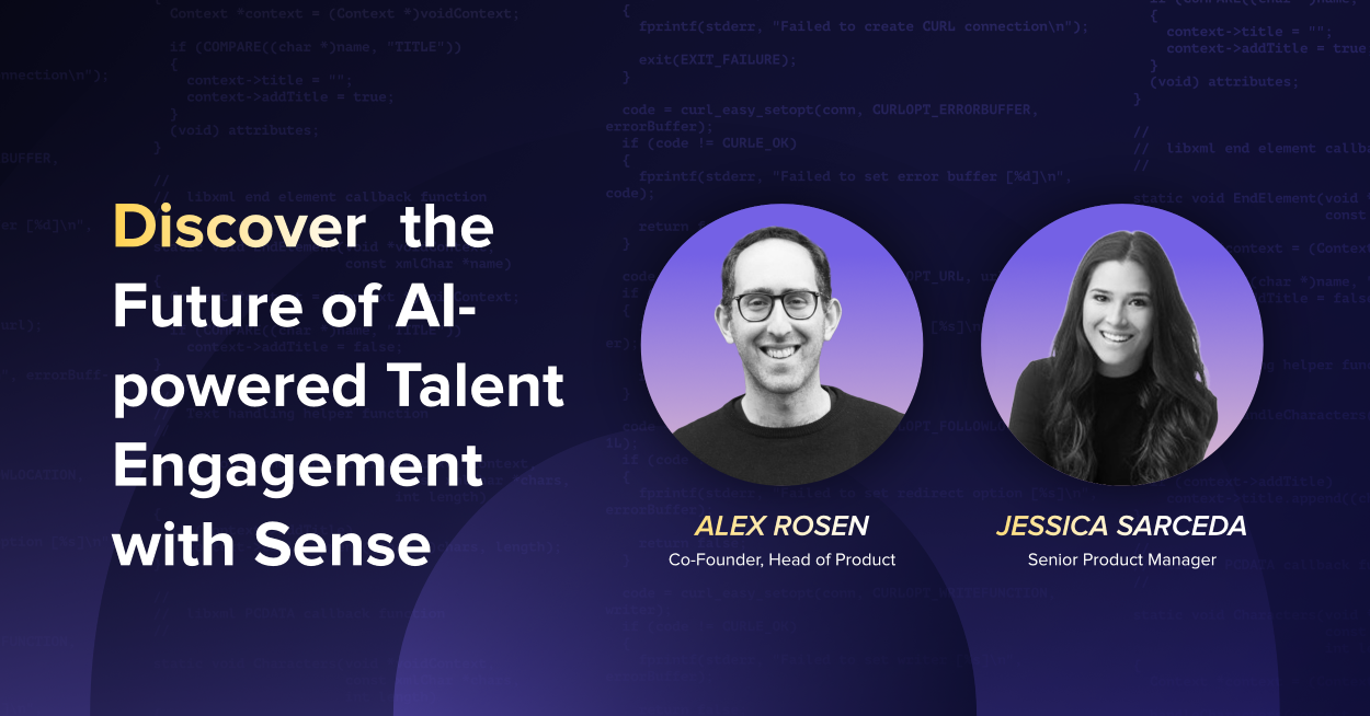 Discover the Future of AI-powered Talent Engagement with Sense