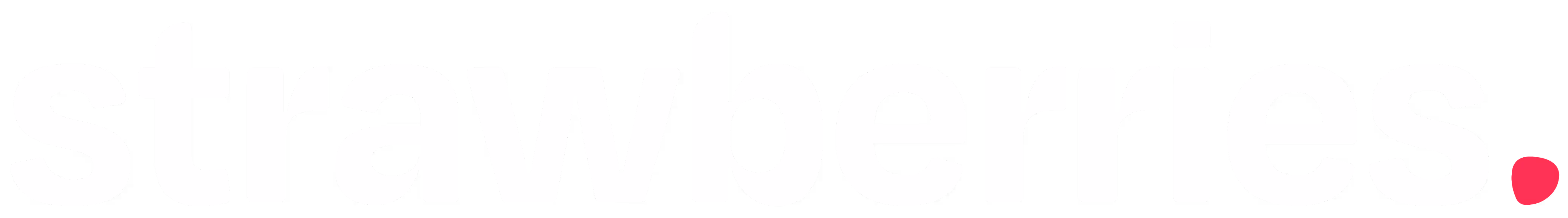 Strawberries Inc. white logo