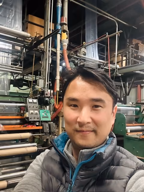 Ben Jasper at his factory