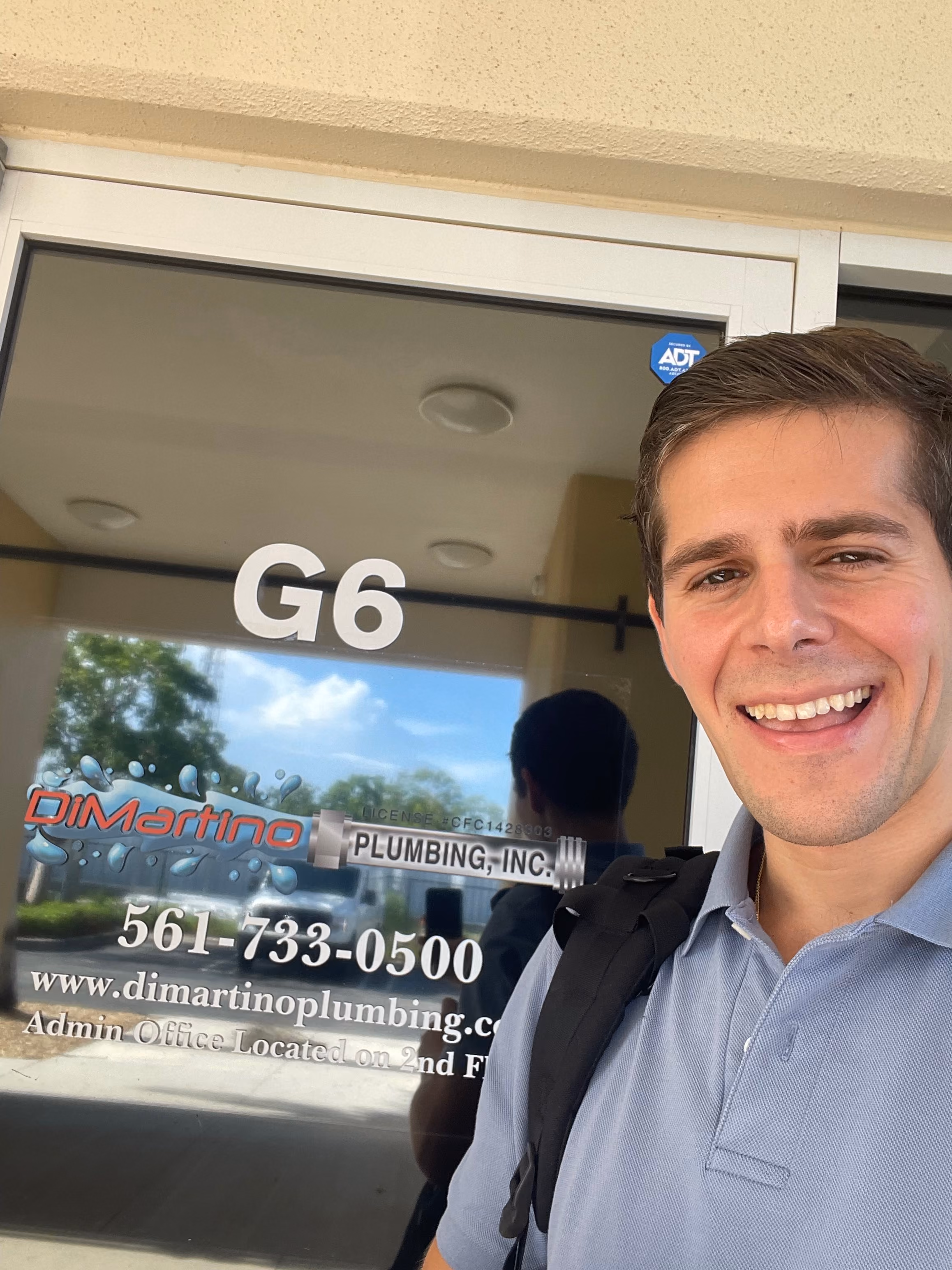Charles Barr, owner of DiMartino Plumbing