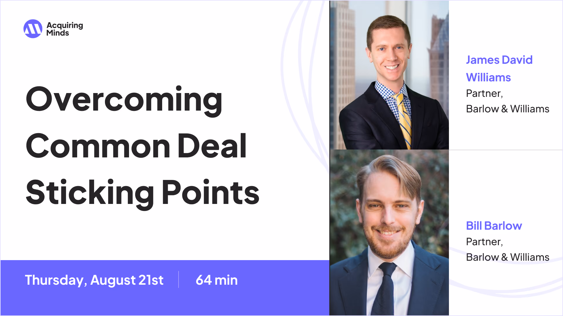 Overcoming Common Deal Sticking Points