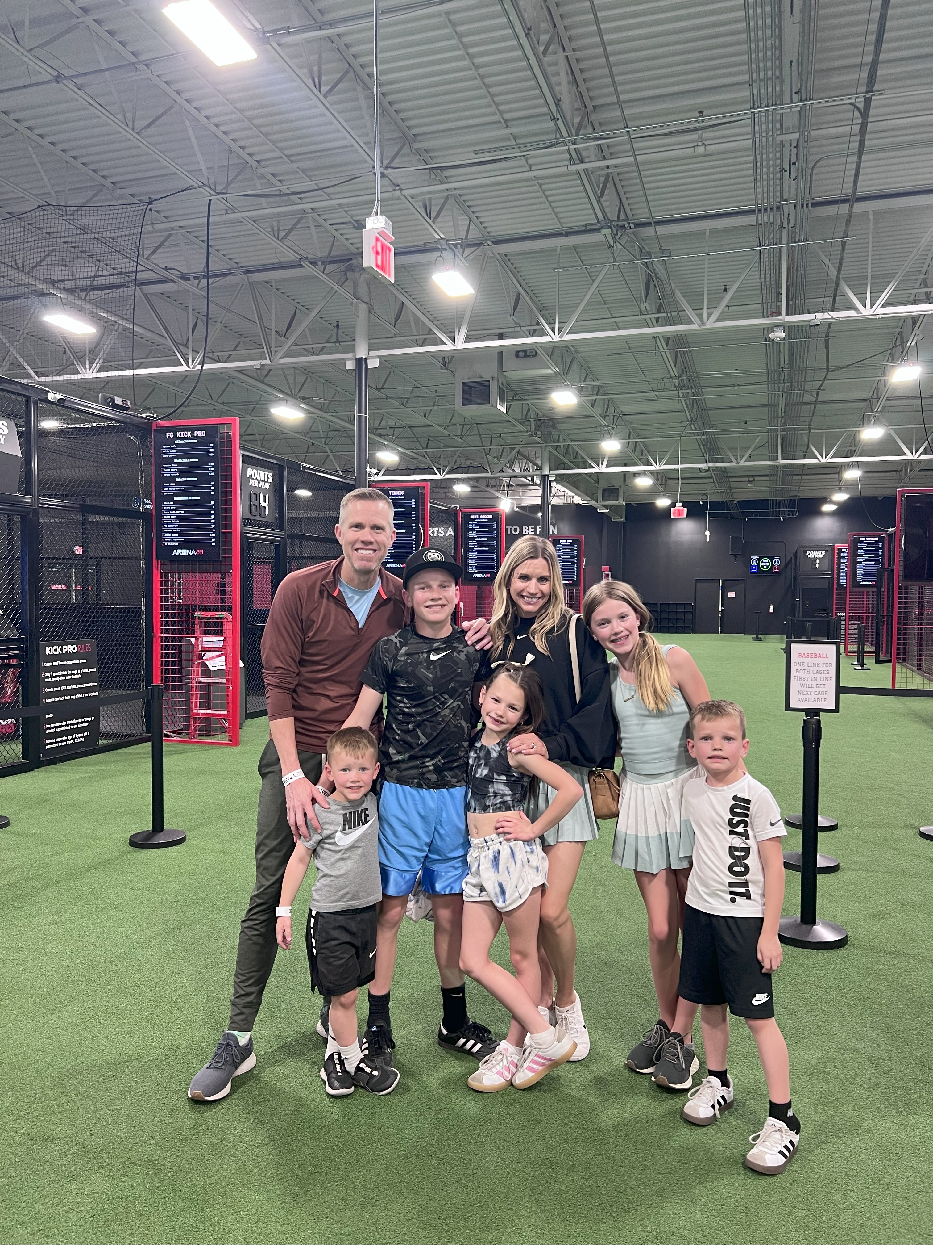 Kyle Poll & family at one of their venues