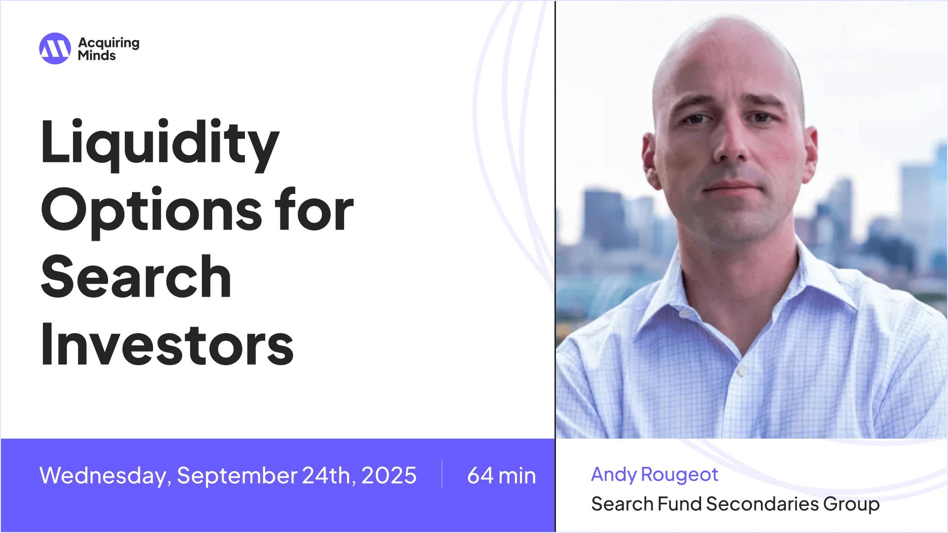 Liquidity Options for Search Investors