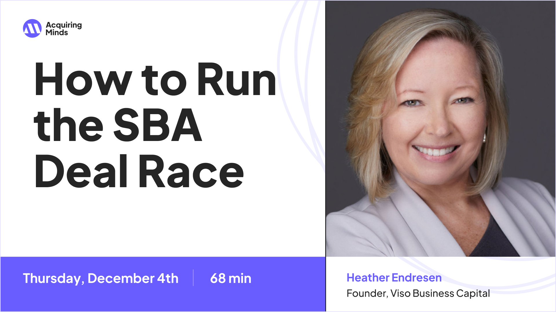 How to Run the SBA Deal Race