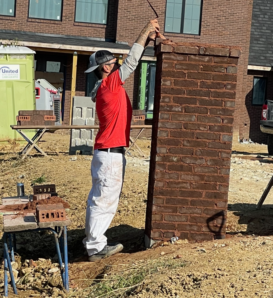 Masonry in action