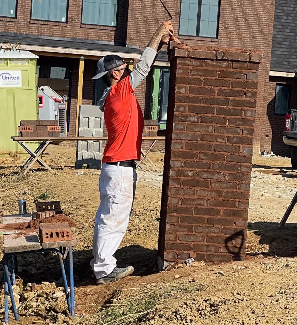 Masonry in action