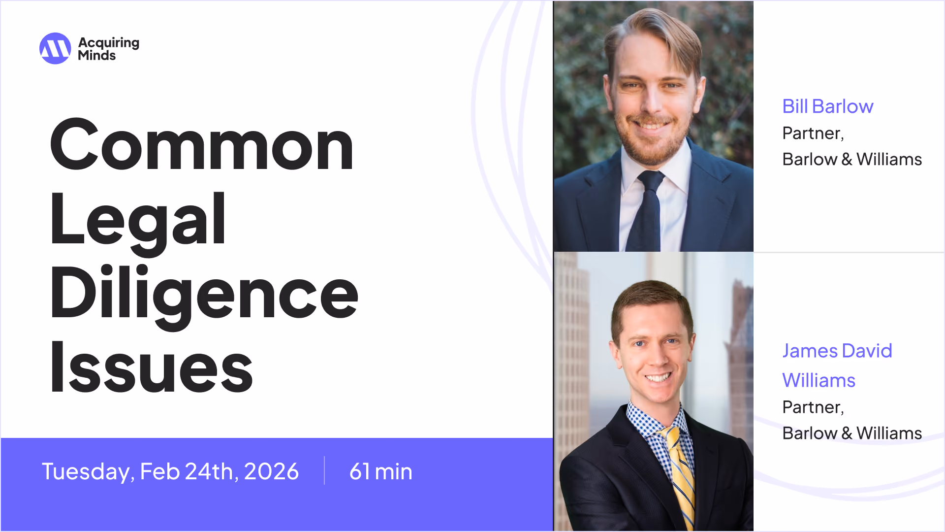 Common Legal Diligence Issues (and How to Handle Them) 
