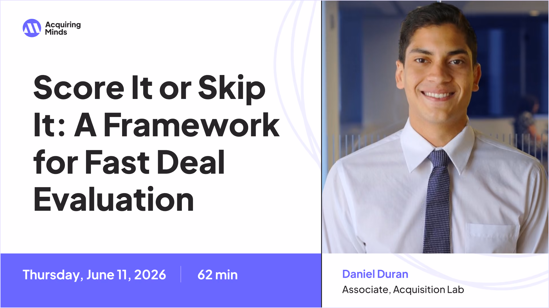 Score It or Skip It: A Framework for Fast Deal Evaluation