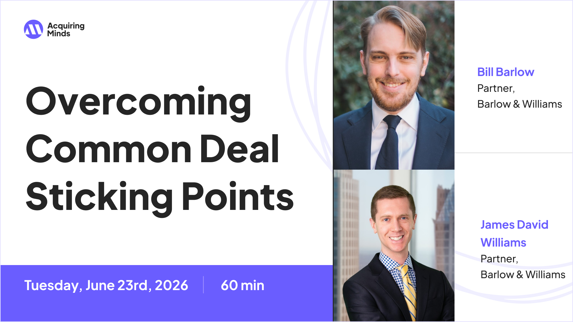 Overcoming Common Deal Sticking Points
